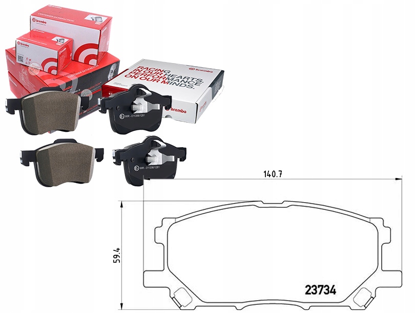 Brembo комплект датчик износа тормозных колодок 477460W07000 44