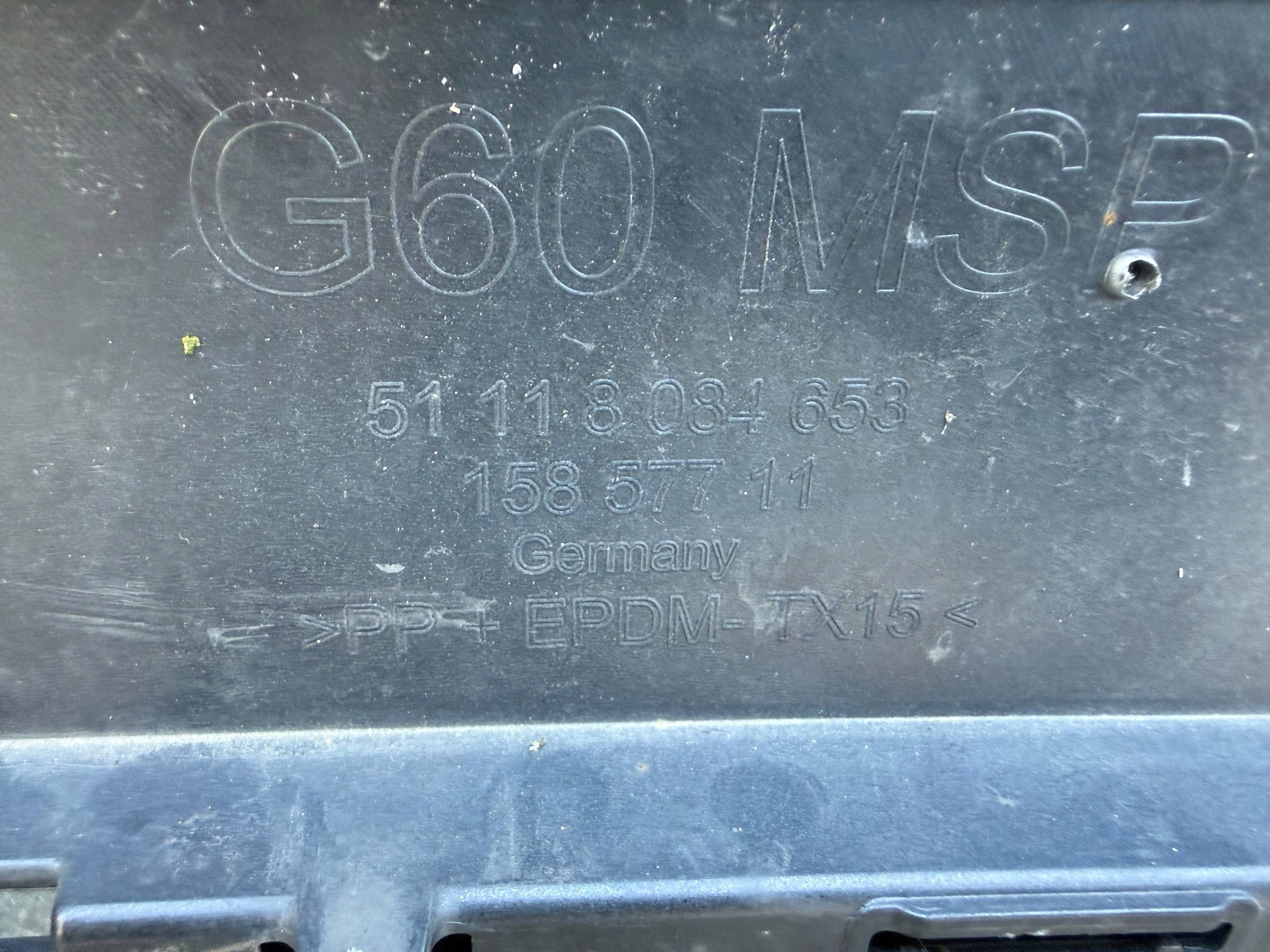 Bmw 5 G60 G61 23- M pakiet bumper front front