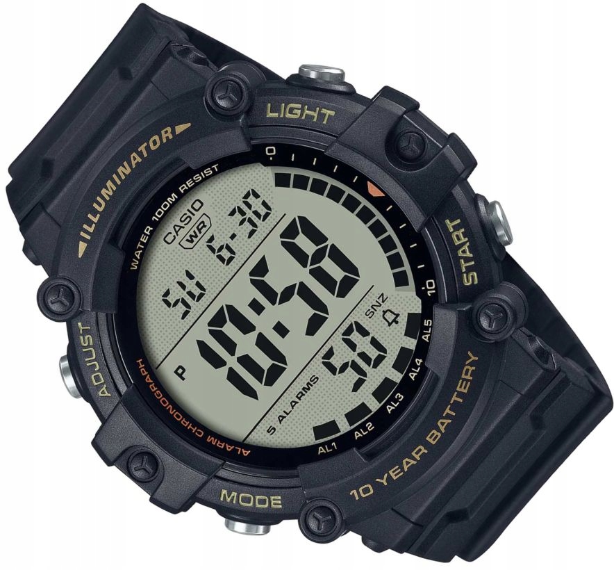 Mládežnické Sportovní Hodinky Casio AE-1500WHX-1A Digitální, Módní, Čitelný Box