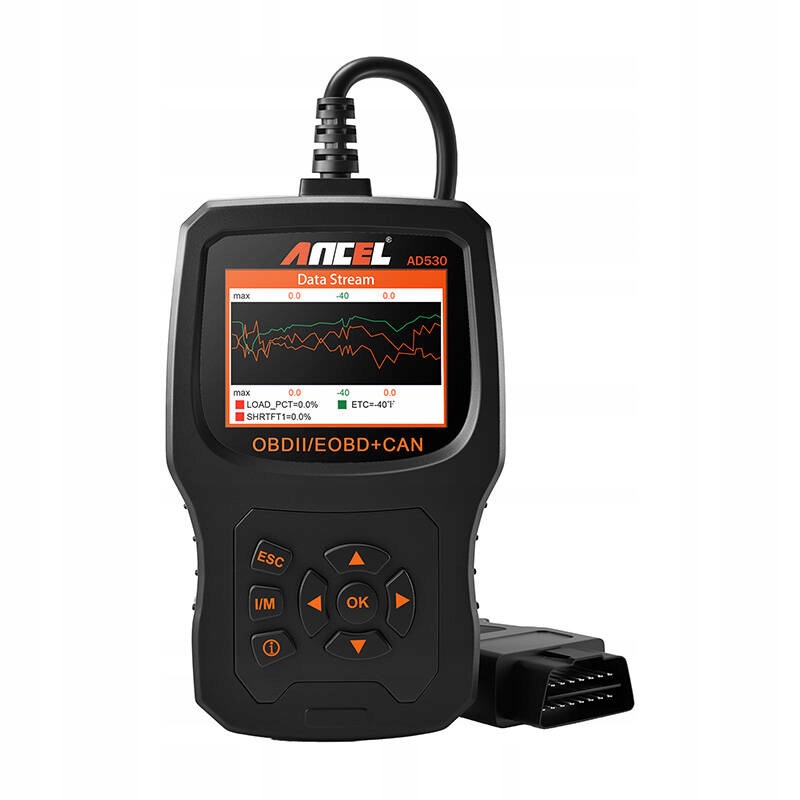 Ancel AD530 Autodiagnostický Skener OBD2 10 Režimov Obd-ii LCD