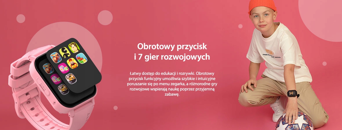 Smartwatch dla dzieci Garett REL 4G różowy Kompatybilność systemowa Android
