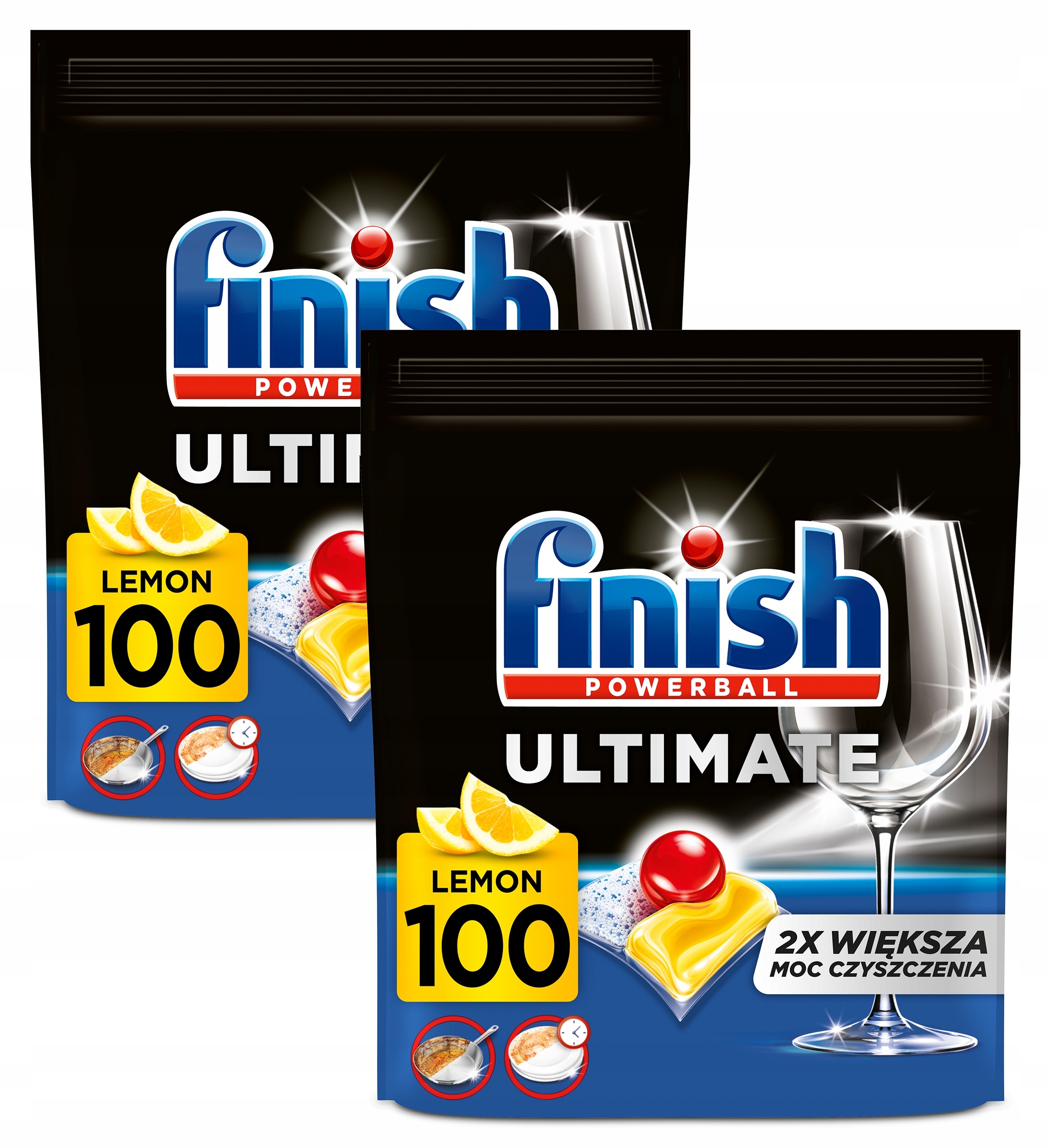 Finish Ultimate All In One Kapsle Do Myčky Powerball Lemon 200 Kusů