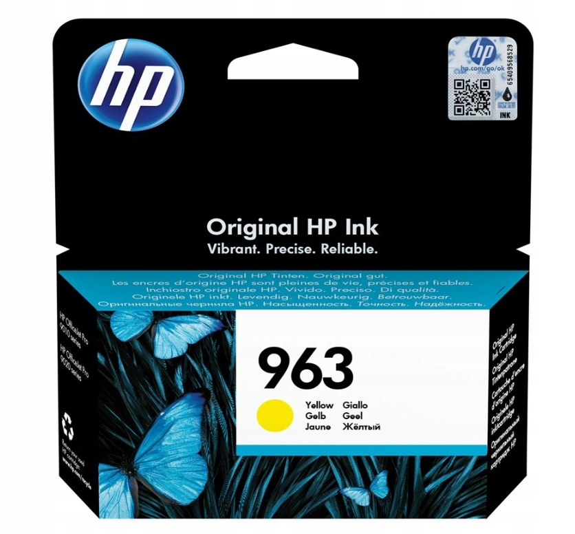 Inkoust Hp 963 3JA25AE žlutý (žlutý)
