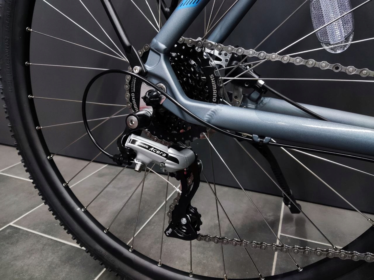 UNIBIKE FLASH GTS GRAFIT-NIEBIESKI RAMA 19 Marka Unibike