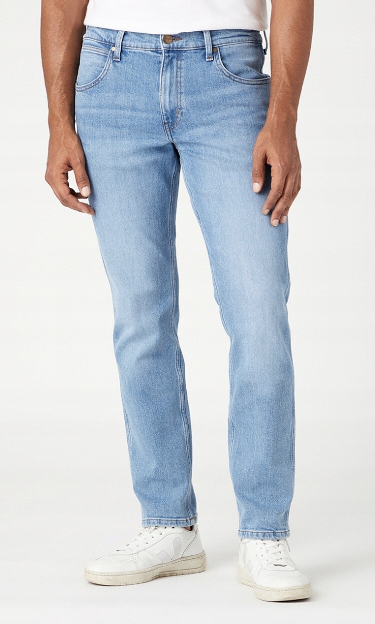 Wrangler Greensboro Hero jednoduché světlé pánské modré džíny 38/32