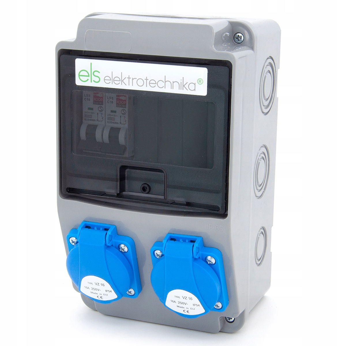 ROZDZIELNICA BUDOWLANA OGRODOWA ZABEZPIECZONA 2*GS