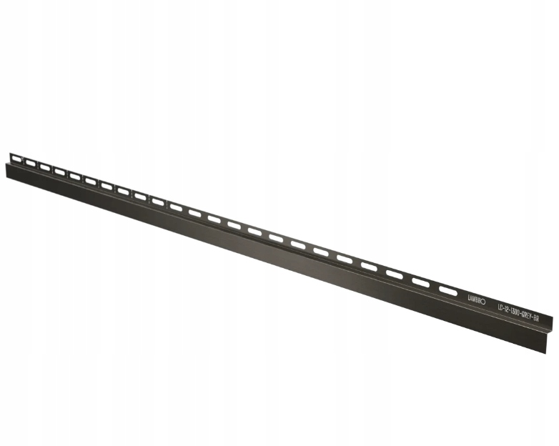 Čelní Sprchová Lišta Gunmetal Šedá 180 cm