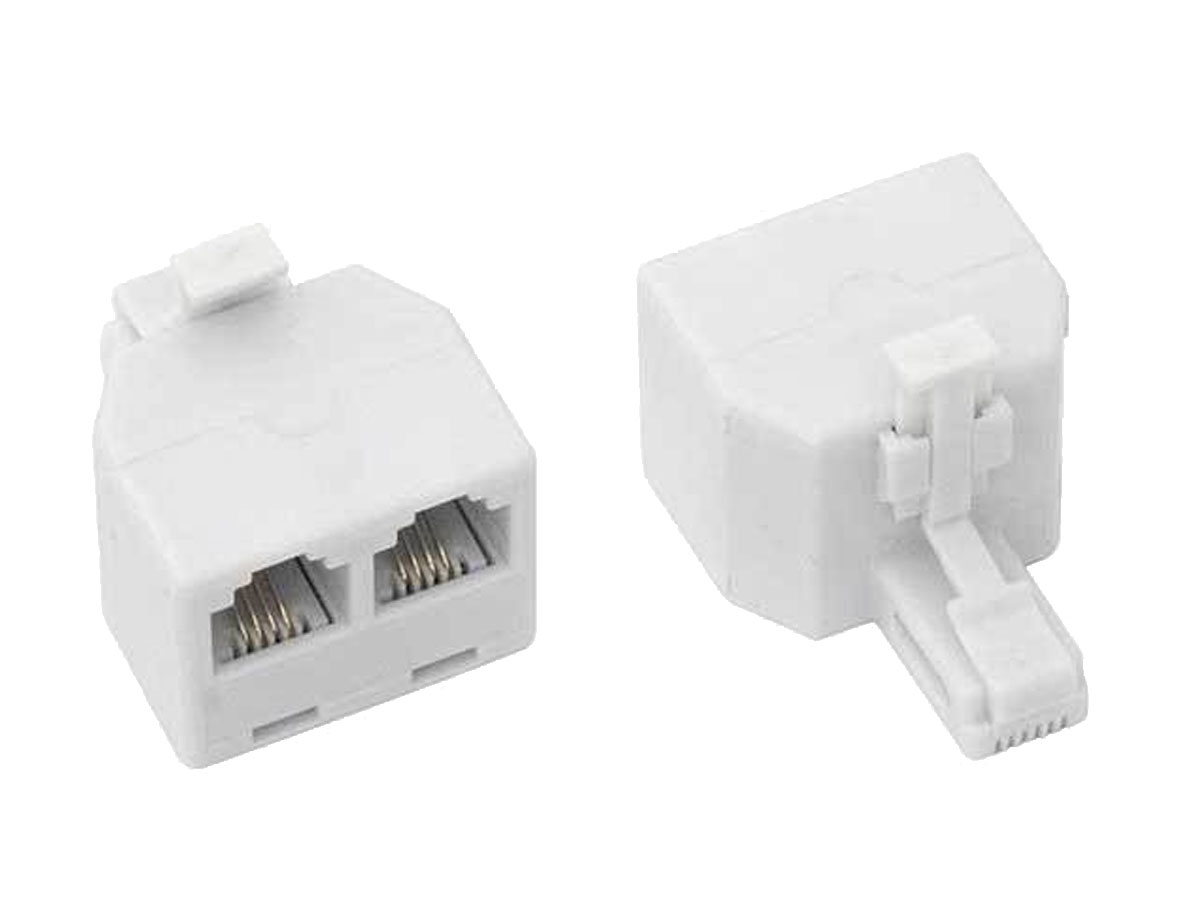 

Adapter 4C wtyk 2 x gniazdo rozdzielacz telefon