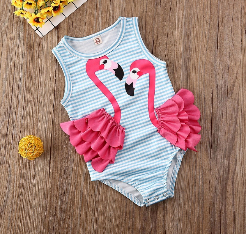 STRÓJ KĄPIELOWY FLAMINGi KOSTIUM RÓŻ HIT Rodzaj strój jednoczęściowy