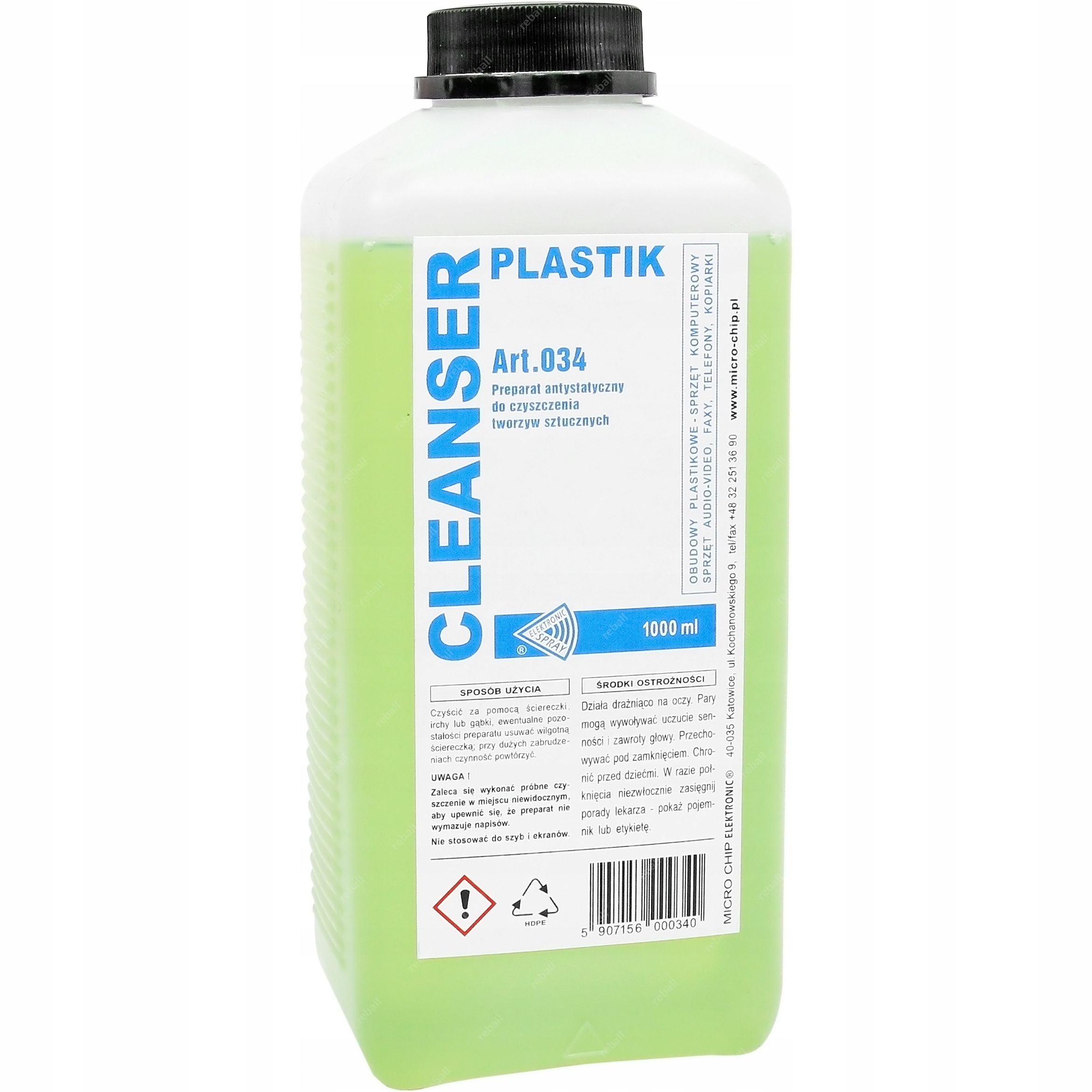 

Cleanser Plastik Środek Do Czyszczenia Plastiku 1L