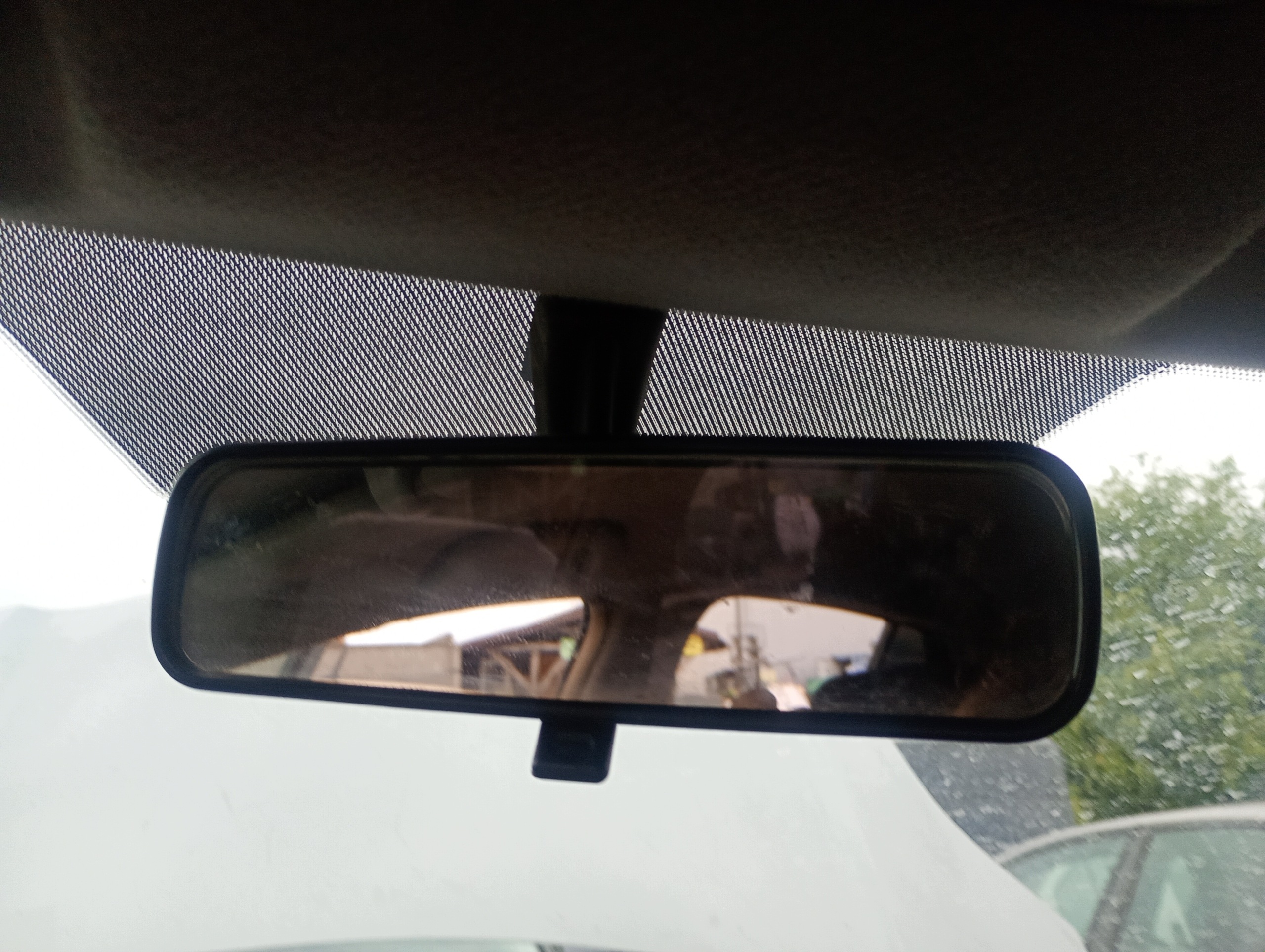 rear-view mirror inner Toyota Yaris II FL 05-08