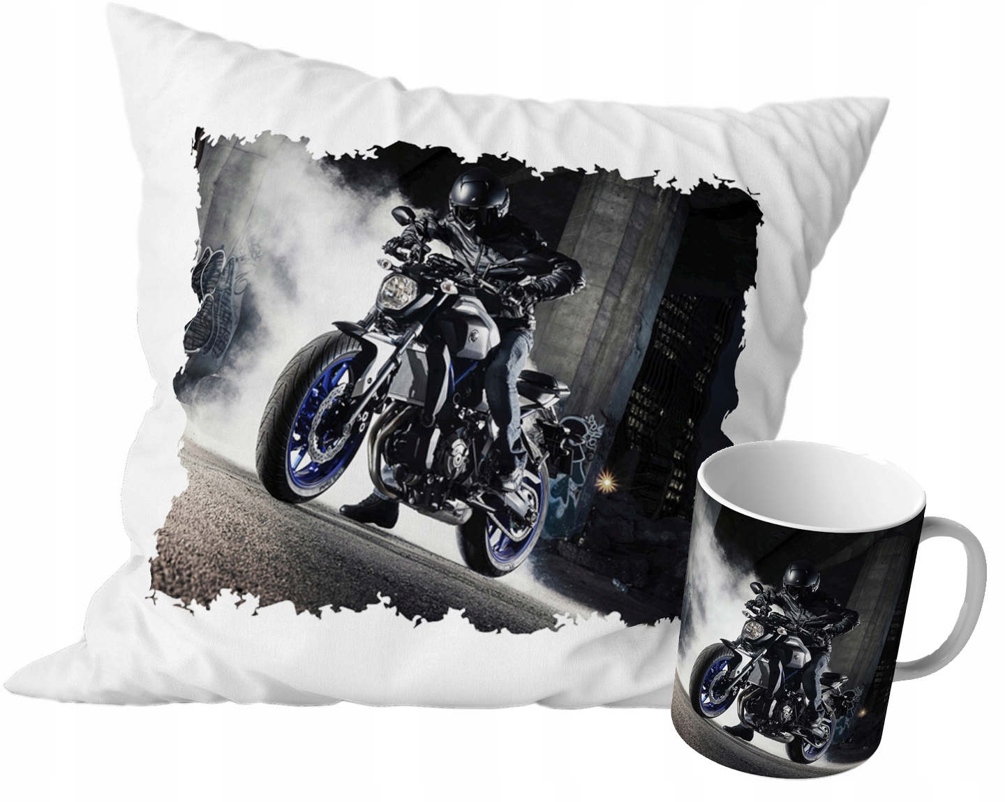 

Zestaw Kubek+poduszka Yamaha Mt 07 Motocykl Sport