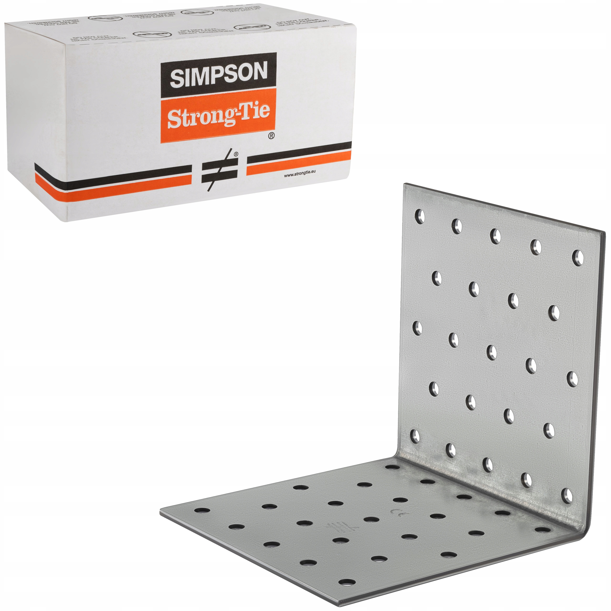 Tesárske spojky uholníky 100x100x100x2,5 mm 50st montážne Simpson Anp