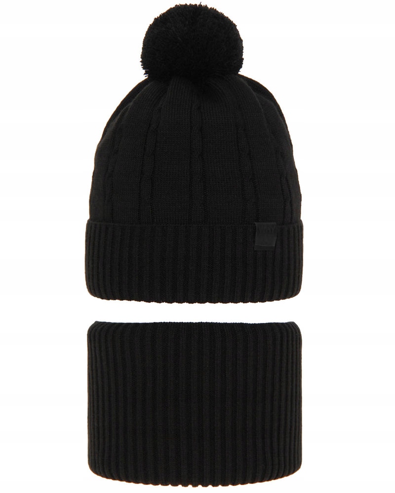 

Czapka Komin 46-50 Ciepły komplet zimowy 1-4 lata