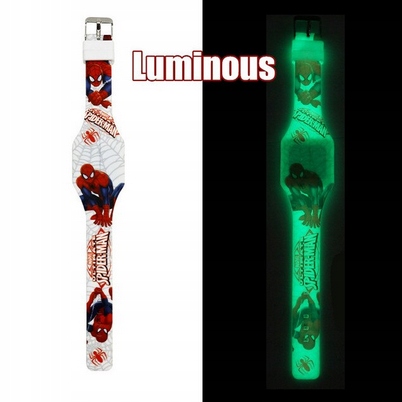 Zegarek SPIDERMAN LED ŚWIECĄCY W CIEMNOŚCI Marka Inna marka