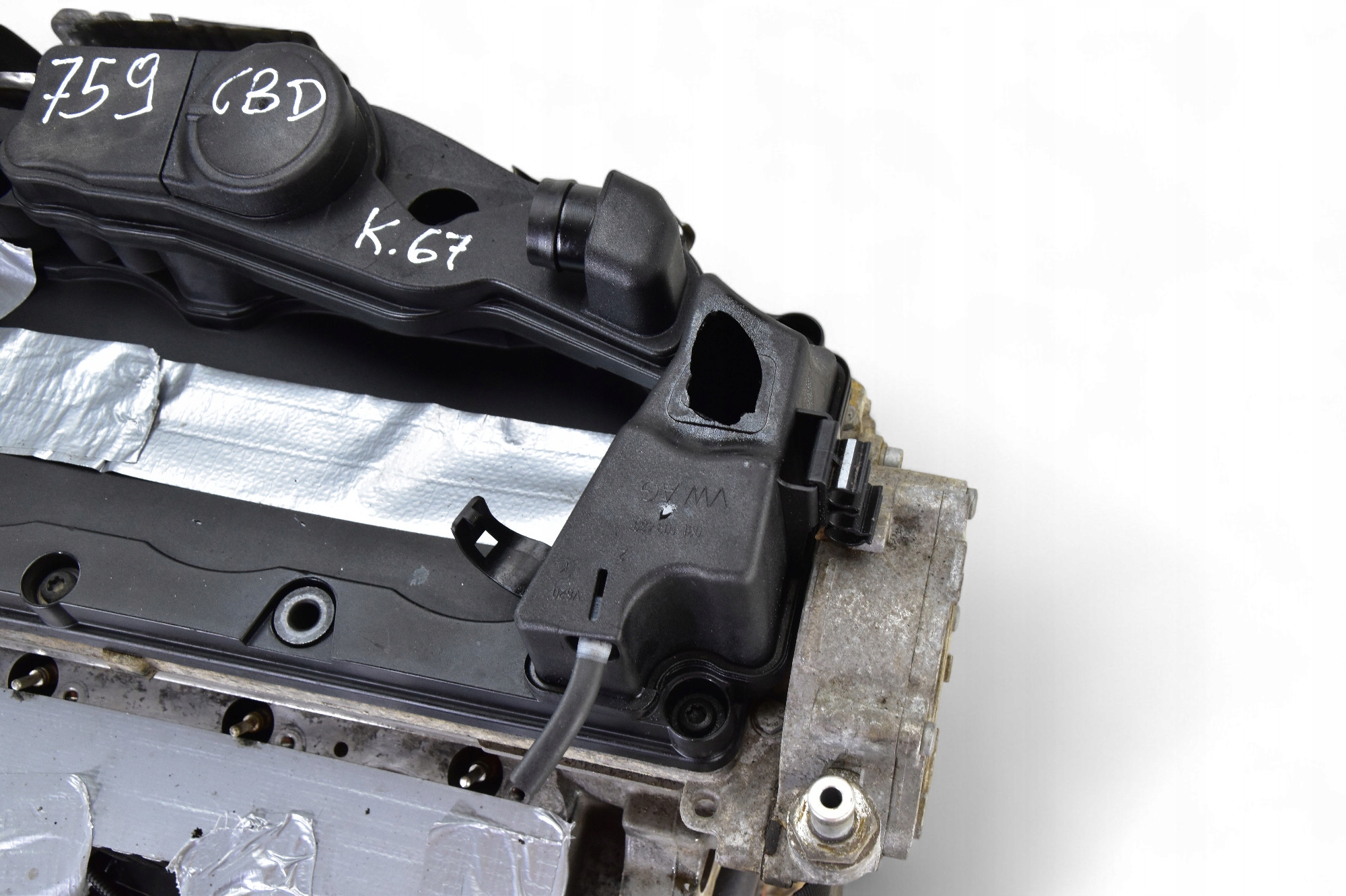 engine PASSAT B6 GOLF VI JETTA III YETI 2.0 TDI CBD @ POMIAR KOMPRESJI @