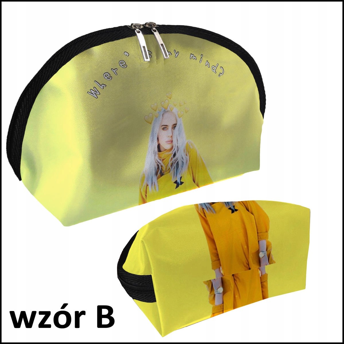Kosmetyczka BILLIE EILISH Dużo wzorów Tematyka, motyw Kosmetyczka BILLIE EILISH Dużo wzorów