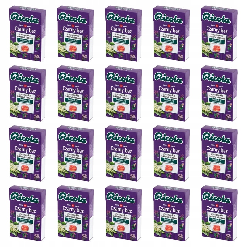 Ricola Černý Bez 27,5 g X20