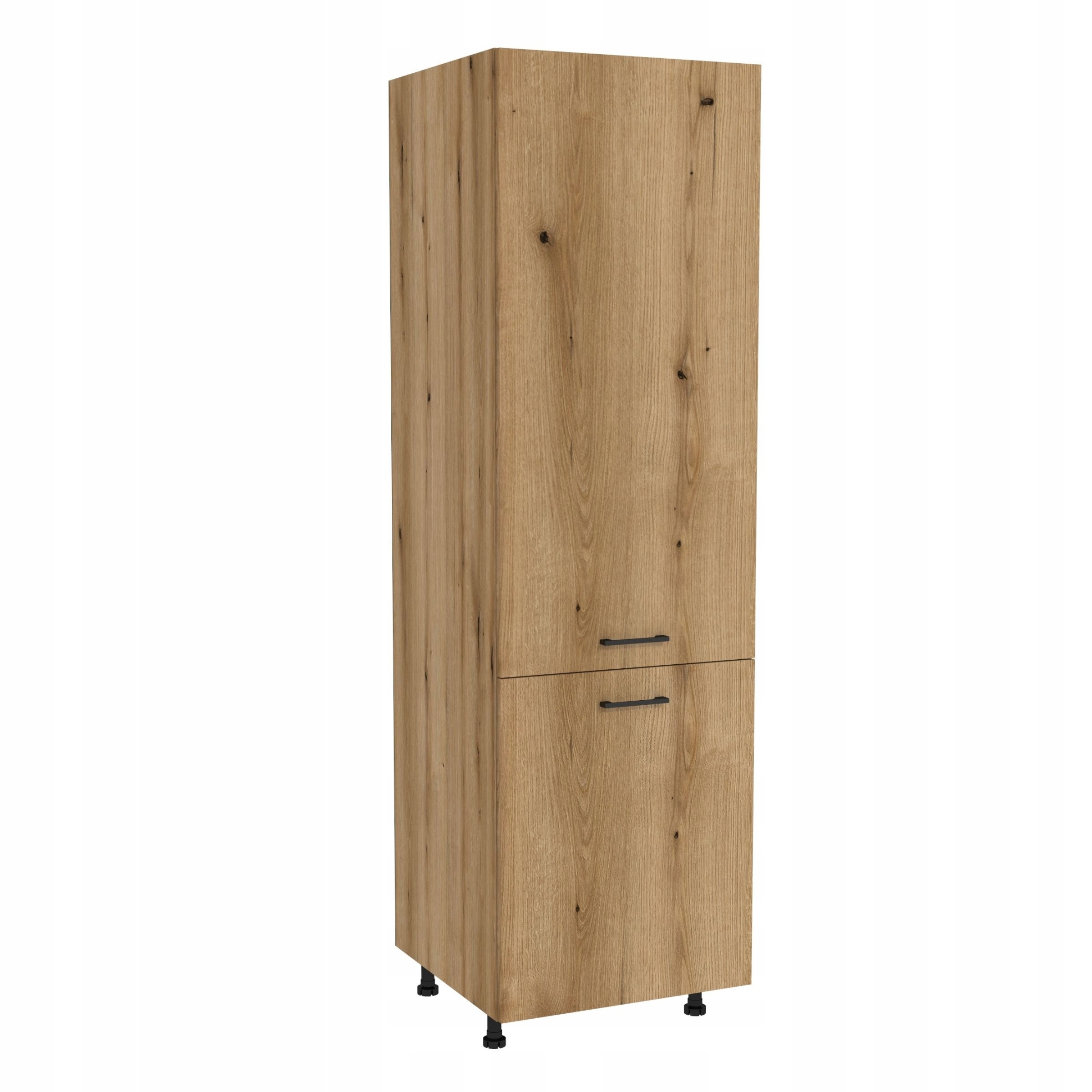 Kuchyňská skříňka pro vestavnou ledničku 60/197 Capri Dub Evoke přední Dub Evoke