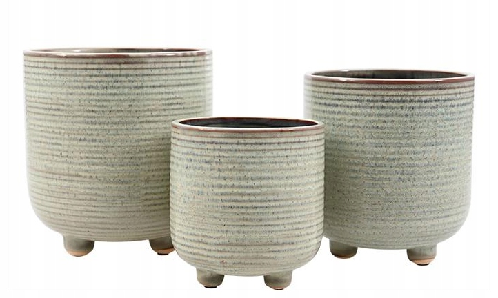 DONICZKA CERAMICZNA ZIELONA NA NÓŻKACH OSŁONKA 17 Marka Donika