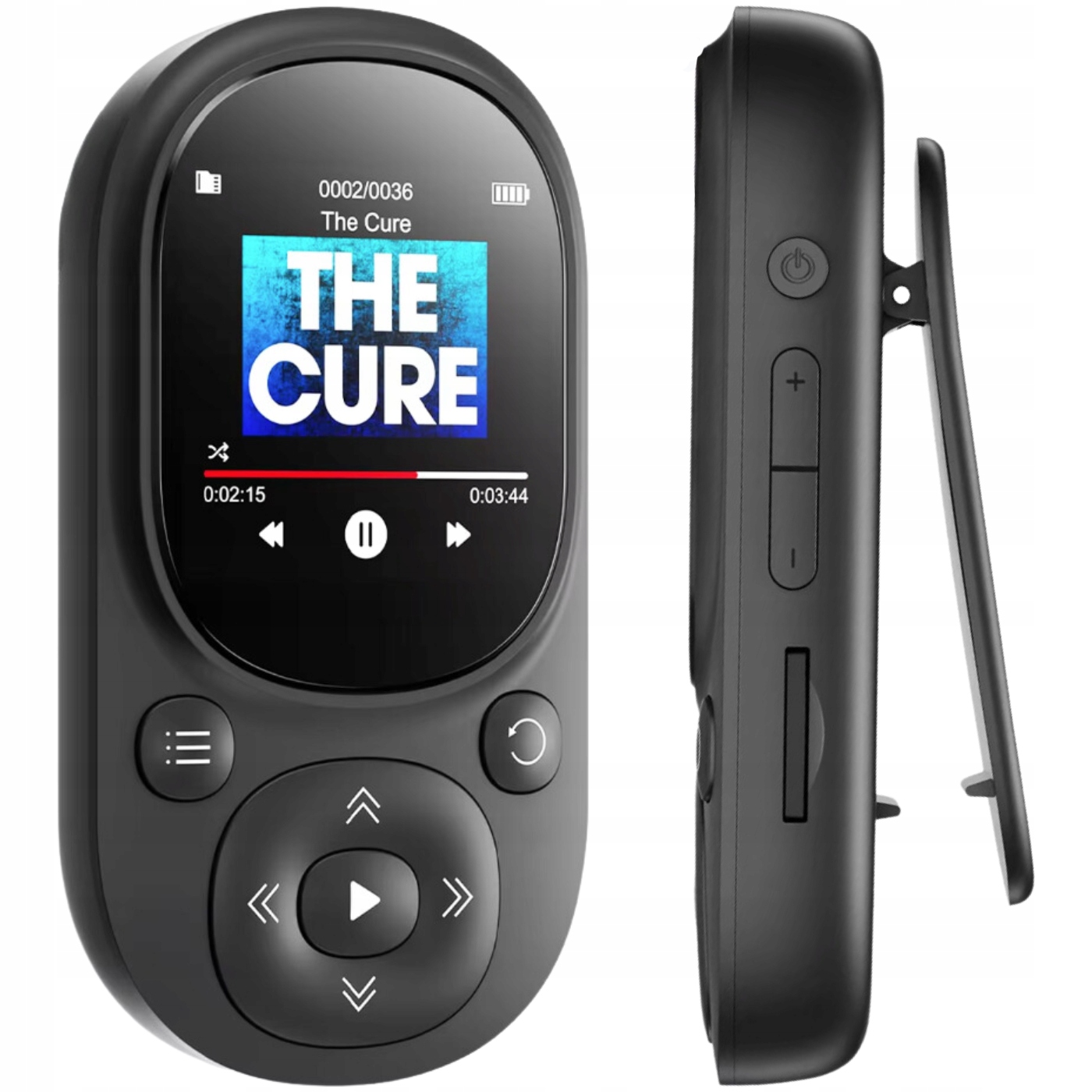 MP3 Přehrávač s Bluetooth, Fm Rádiem a 64GB Pamětí Černý