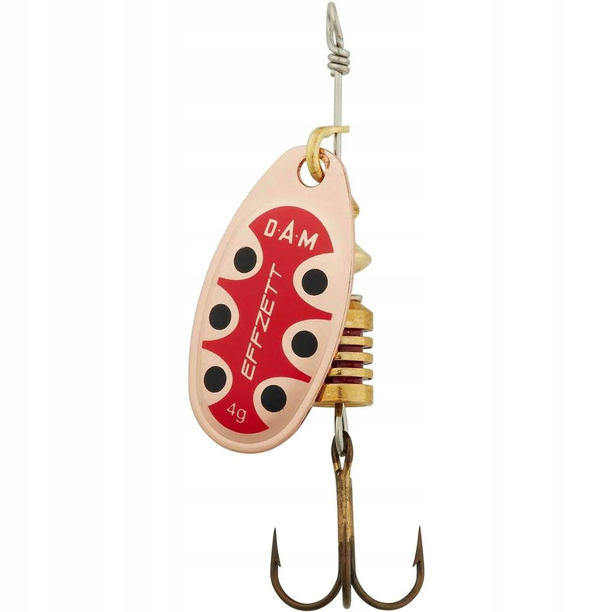 Błystka Obrotowa Dam Standard Spinner 3 6g S Copper Black Dot