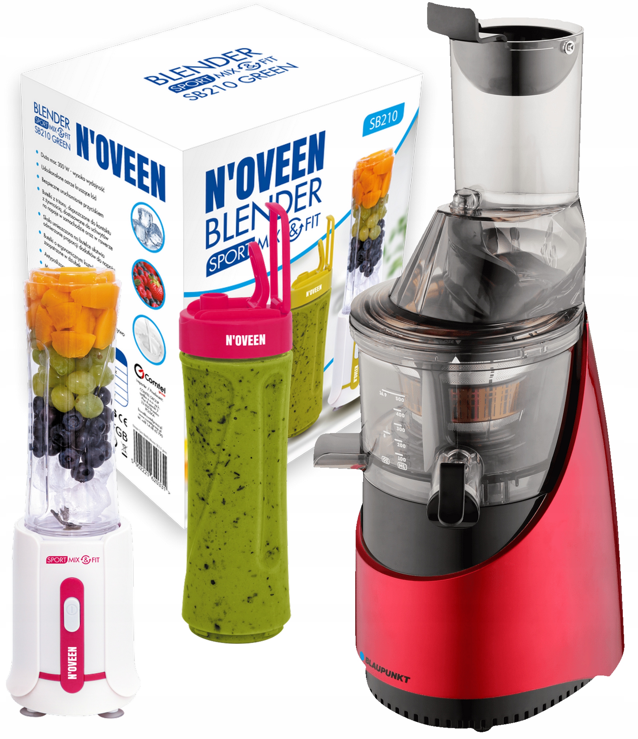 

Wyciskarka wolnoobrotowa Blaupunkt SJV801 +Blender