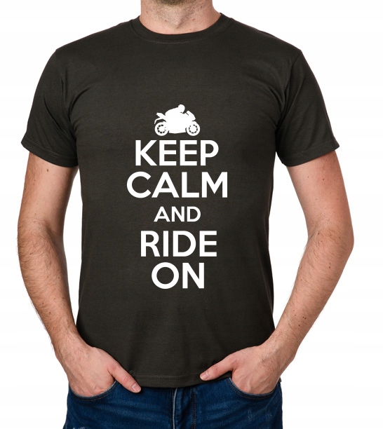 

koszulka Keep Calm And Ride On Motor prezent