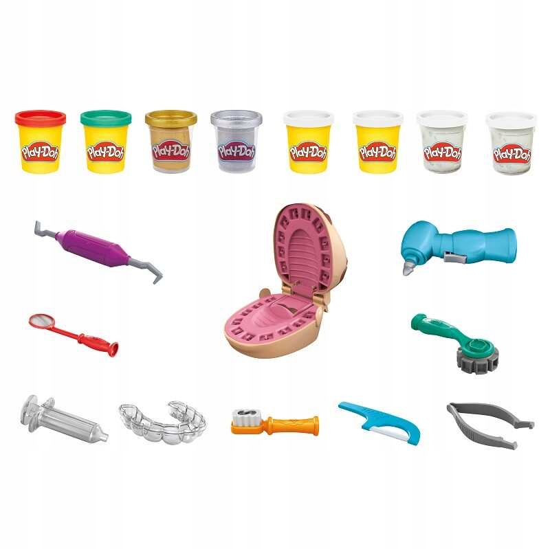 Play-Doh Ciastolina Dentysta Hasbro Zestaw F1259 ŁA86p Kod producenta F1259