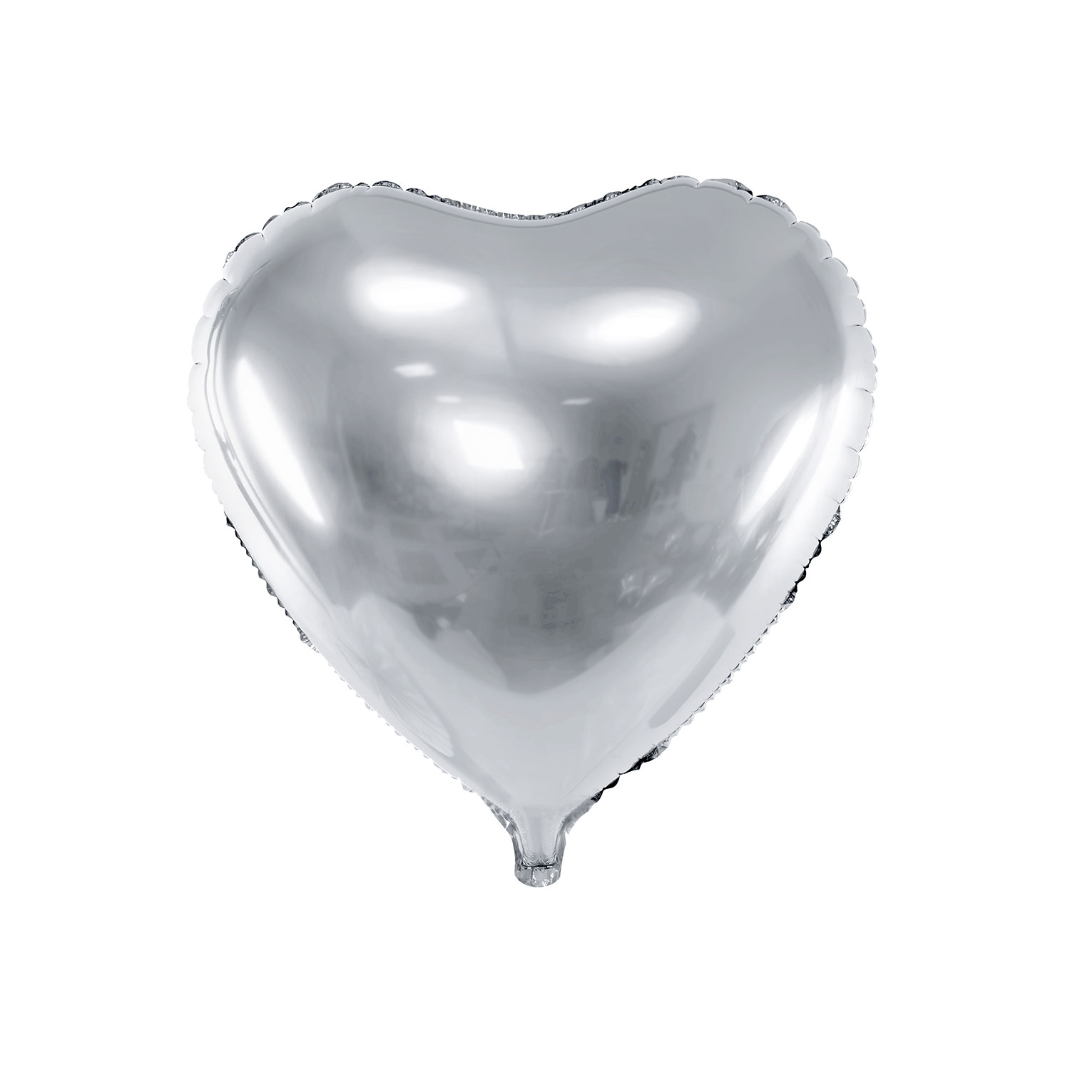 

Balon foliowy Serce Serduszko srebrny 61cm