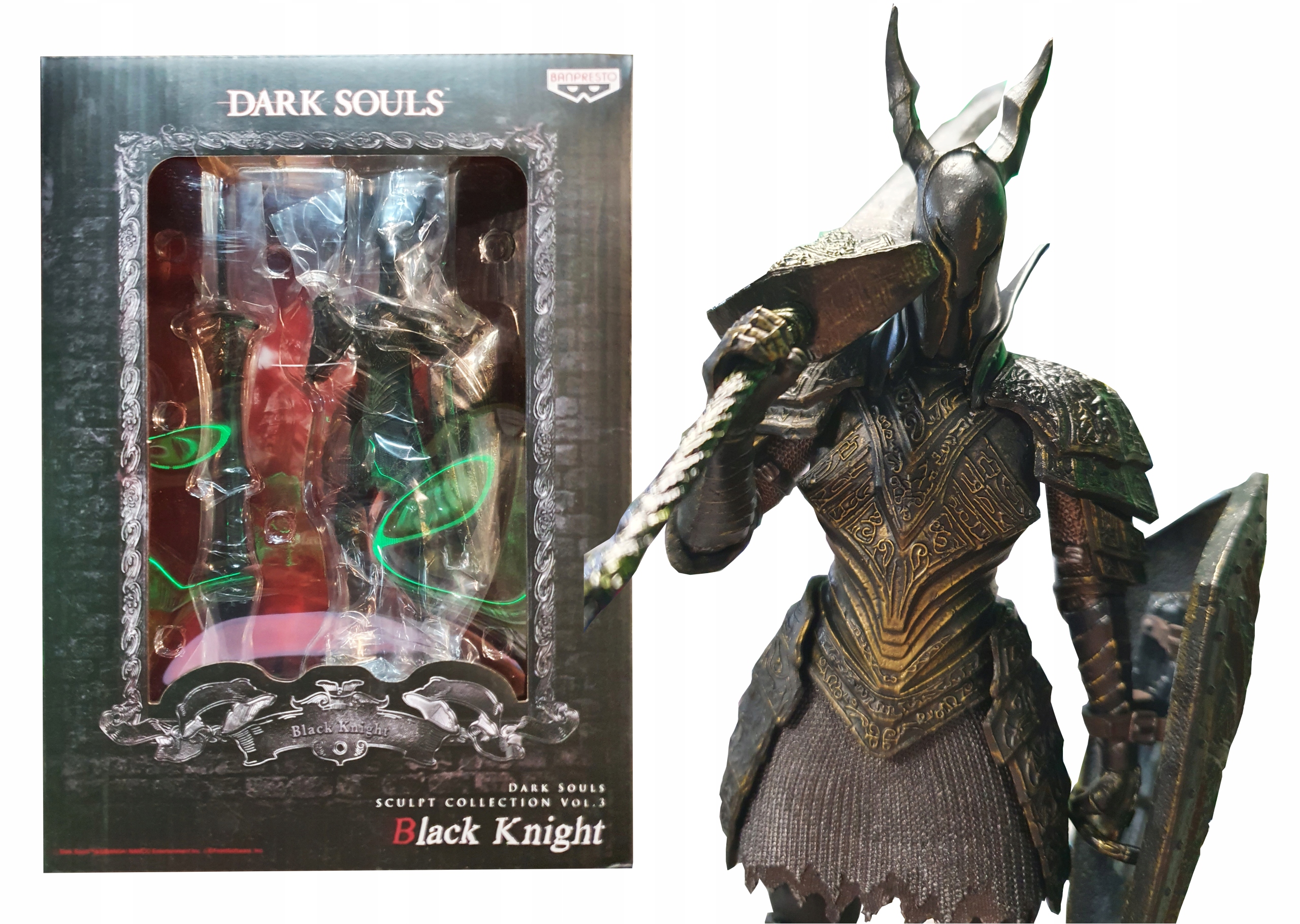 Oryginalna Figurka Dark Souls Black Knight Japonia Nowa