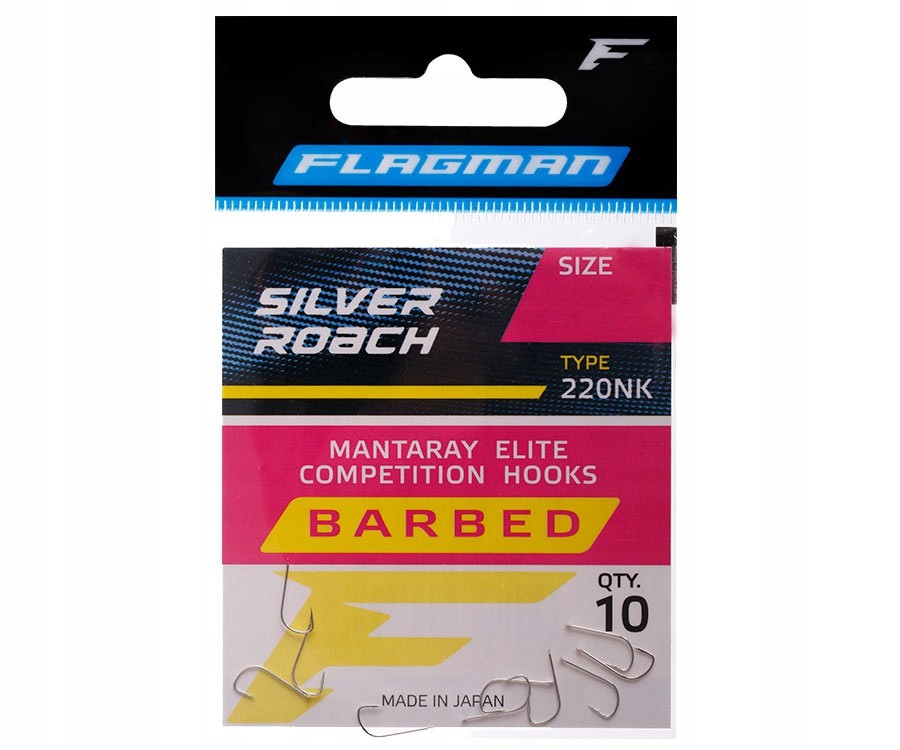 

Haczyki Flagman Silver Roach op.10szt. nr. 16