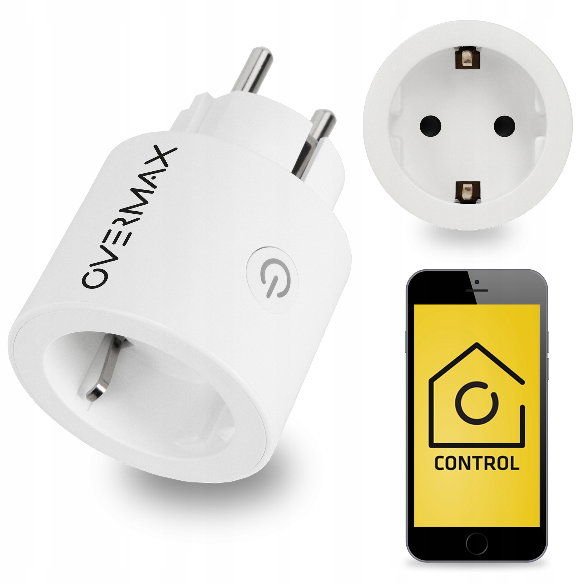 

Inteligentne Gniazdko Smart WiFi Overmax 16A 4000W