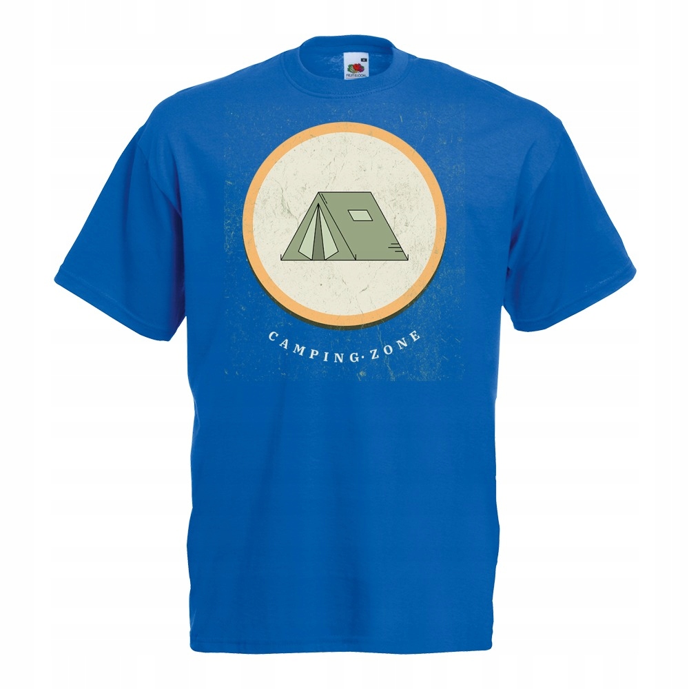 

Koszulka camping zone namiot XXL niebieska