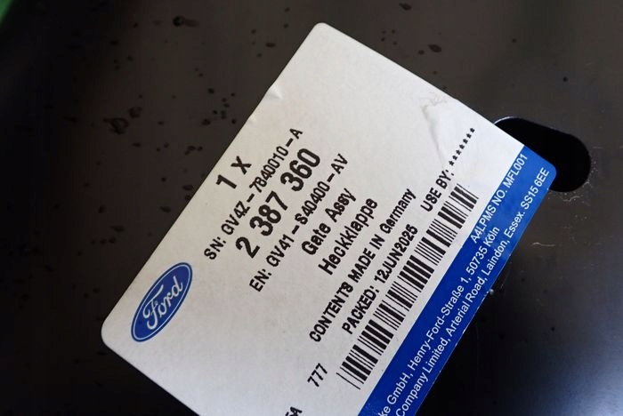 FORD KUGA MK2 II LIFT 16- boot doors rear part