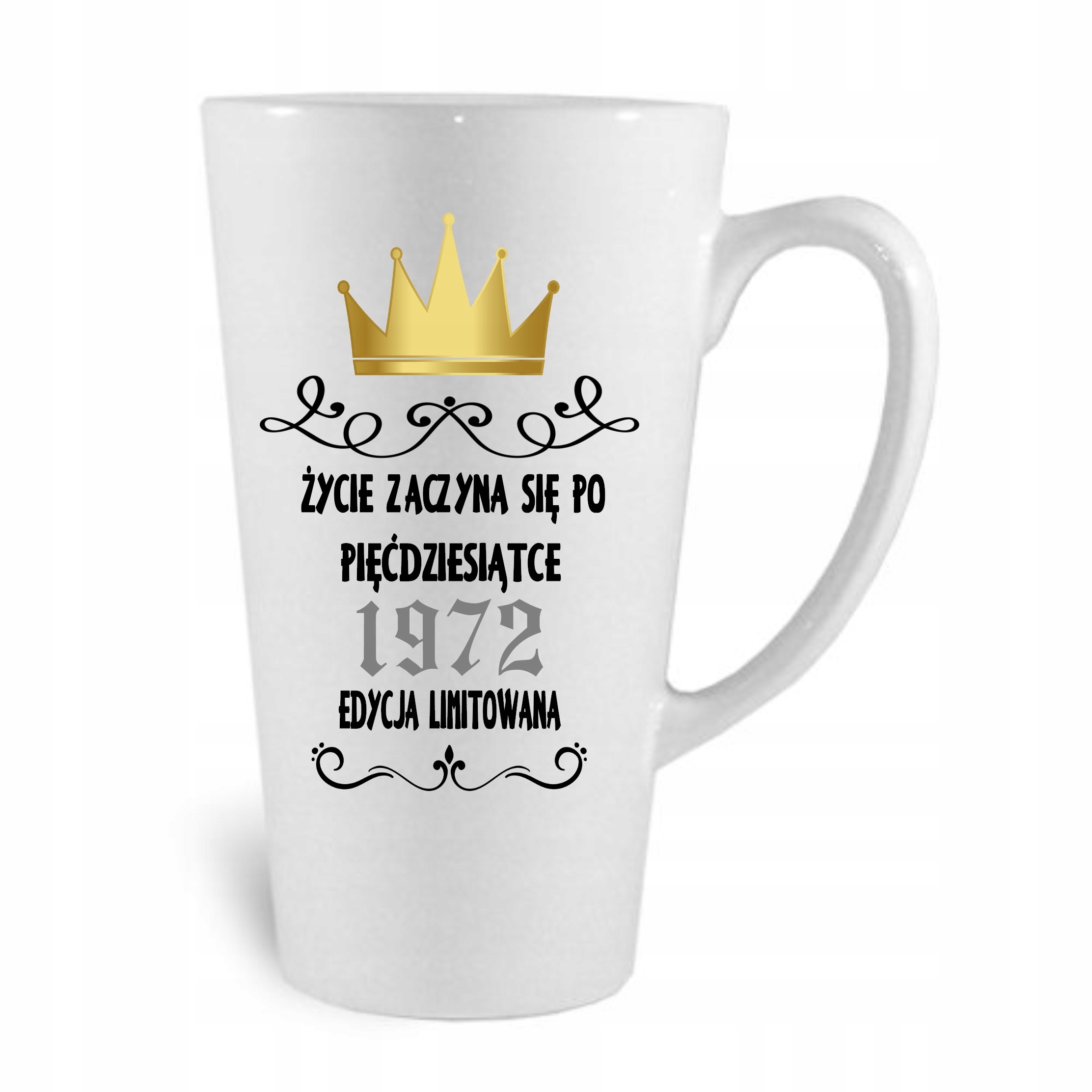 

Kubek latte 50-te urodziny