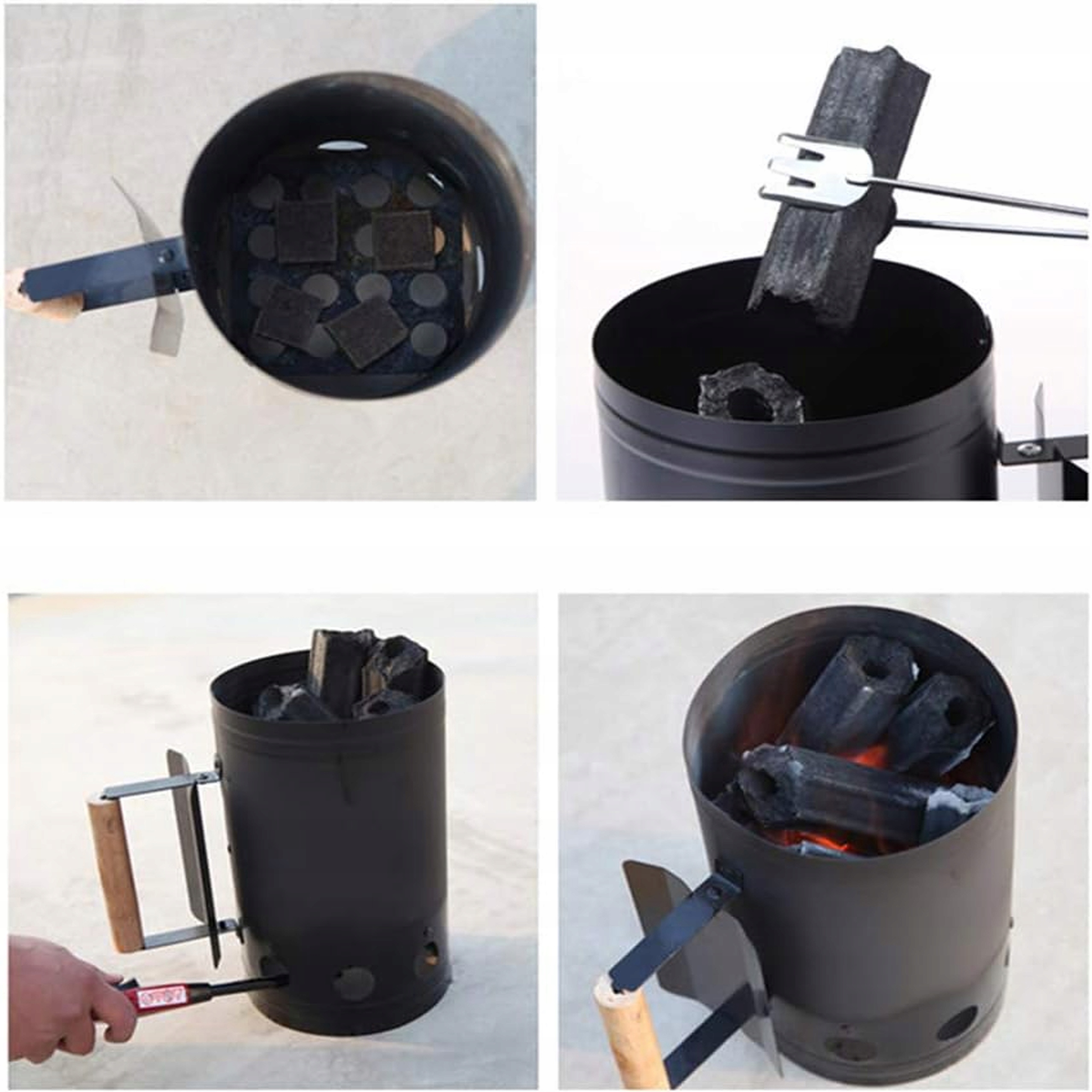 KOMIN DO ROZPALANIA GRILLA PIECA OGNISKA ZAPALARKA WĘGLA BRYKIETU DUŻY EAN (GTIN) 5905753739069