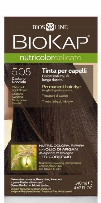BioKap Nutricolor Delicato 5.05 Ořechový kaštan