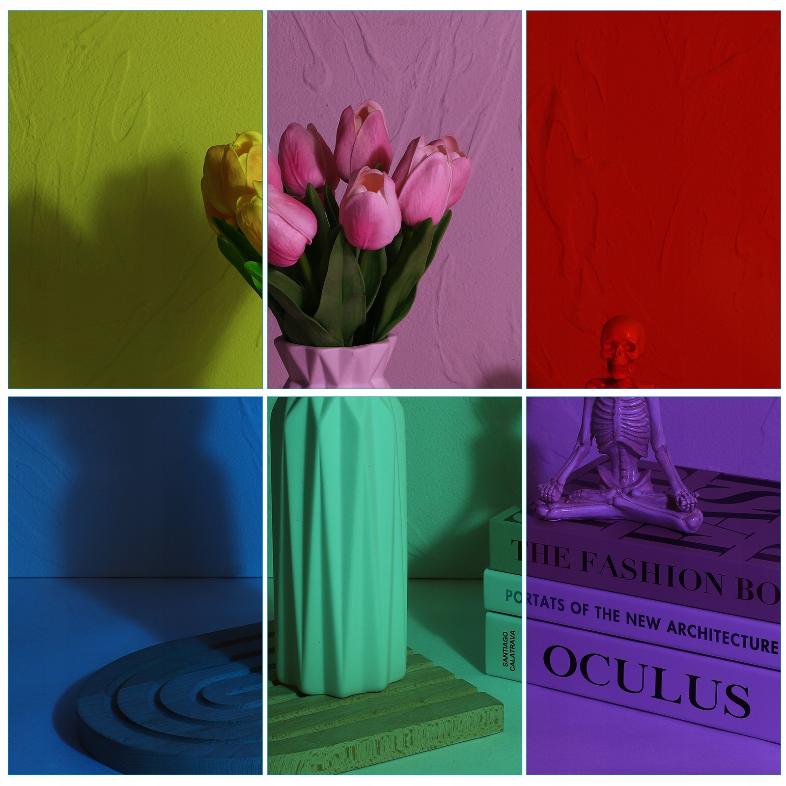 PRZEZROCZYSTE ŻELE FOLII KOLOROWEJ DO OŚWIETLENIA Marka bez marki