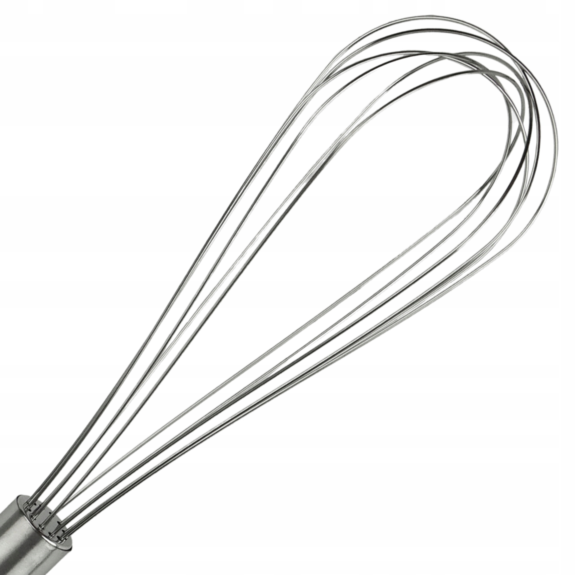 TRZEPACZKA UBIJACZKA DO JAJEK CIASTA RÓZGA STAL NIERDZEWNA 25,5cm Materiał stal nierdzewna