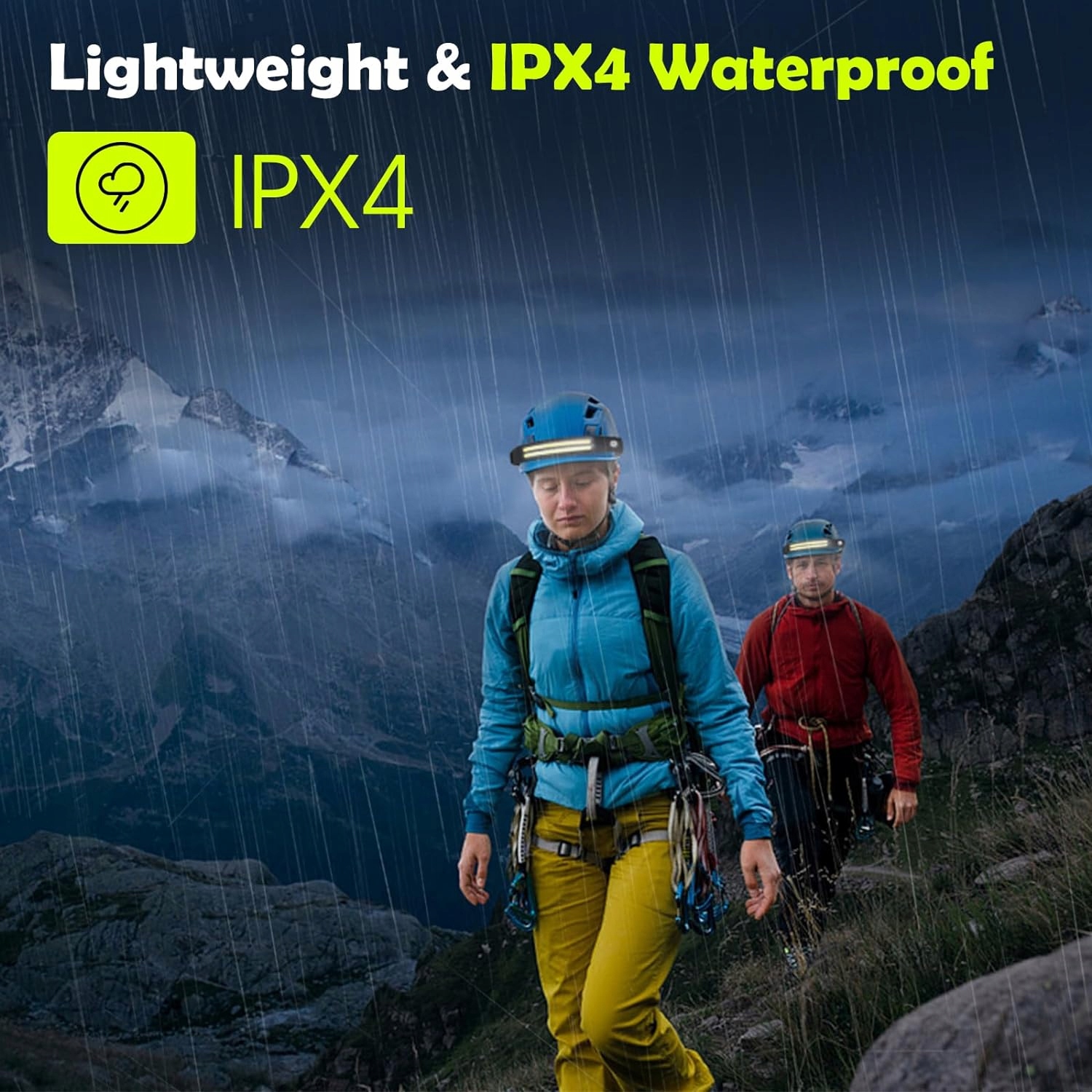 LATARKA LED CZOŁOWA PASEK TAŚMA LED 3W COB SENSOR Z CZUJNIKIEM Model 0475