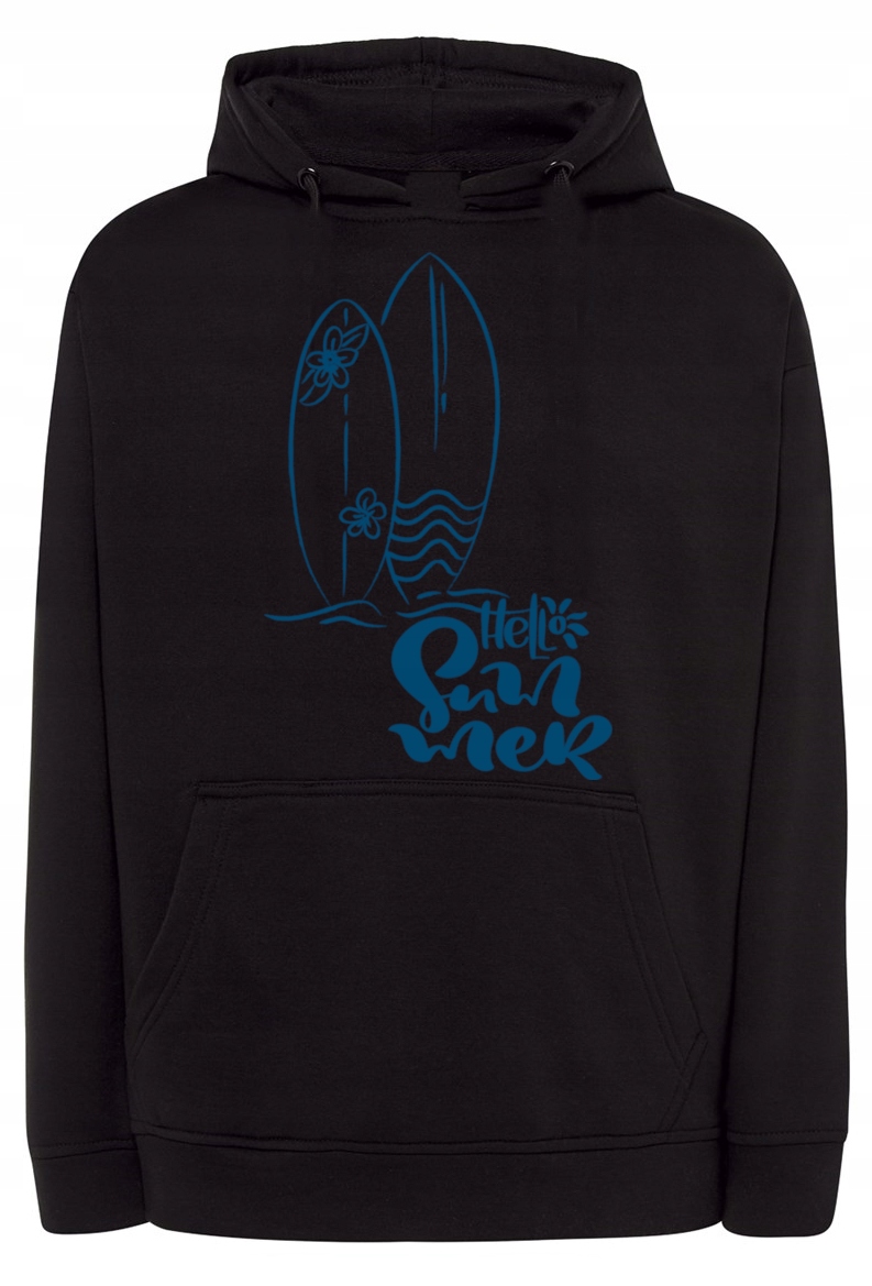 Pánská mikina s potiskem Letní deska Vlny r.XXL