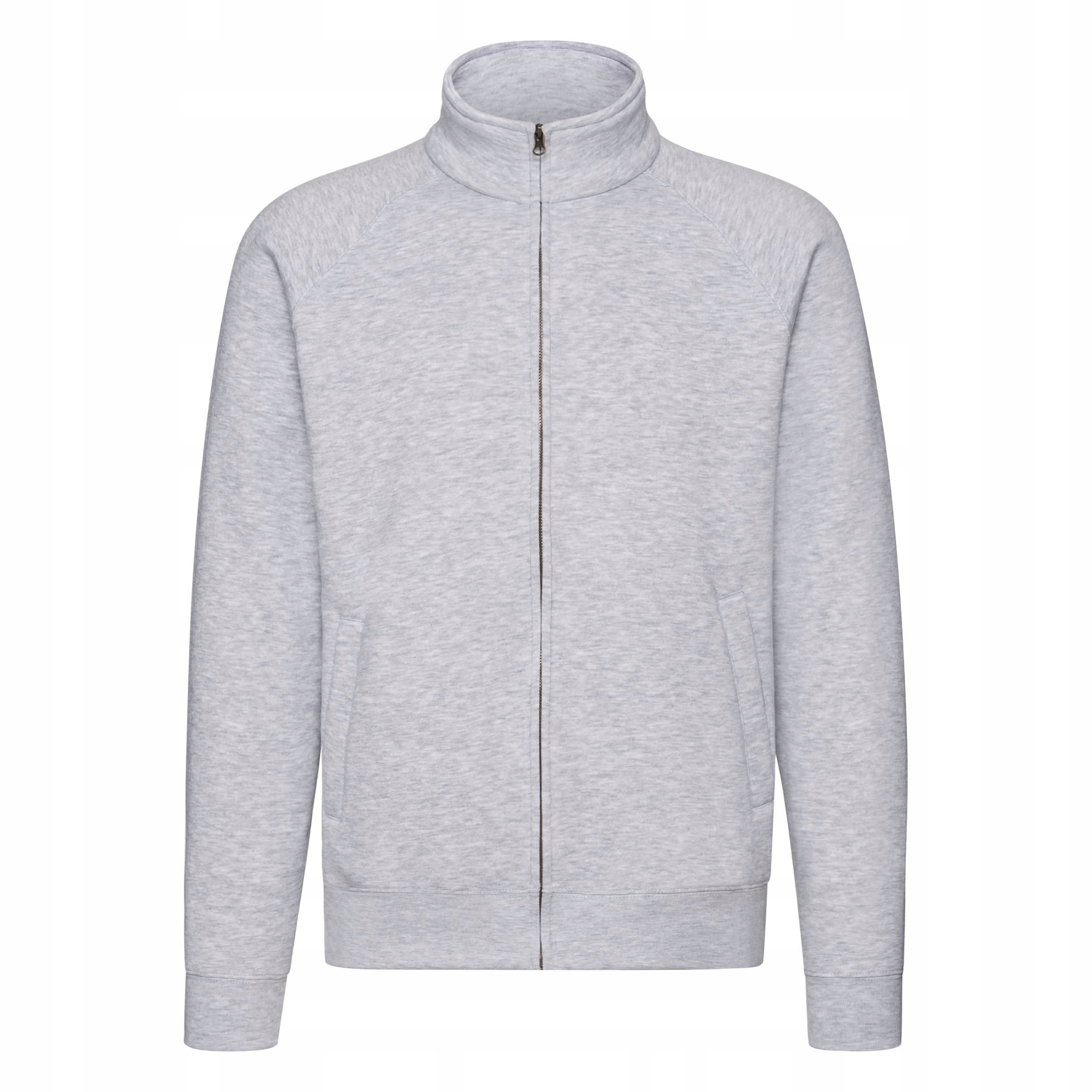 Pánská Rozepínací mikina Sweat Jacket Heather Grey vel. M