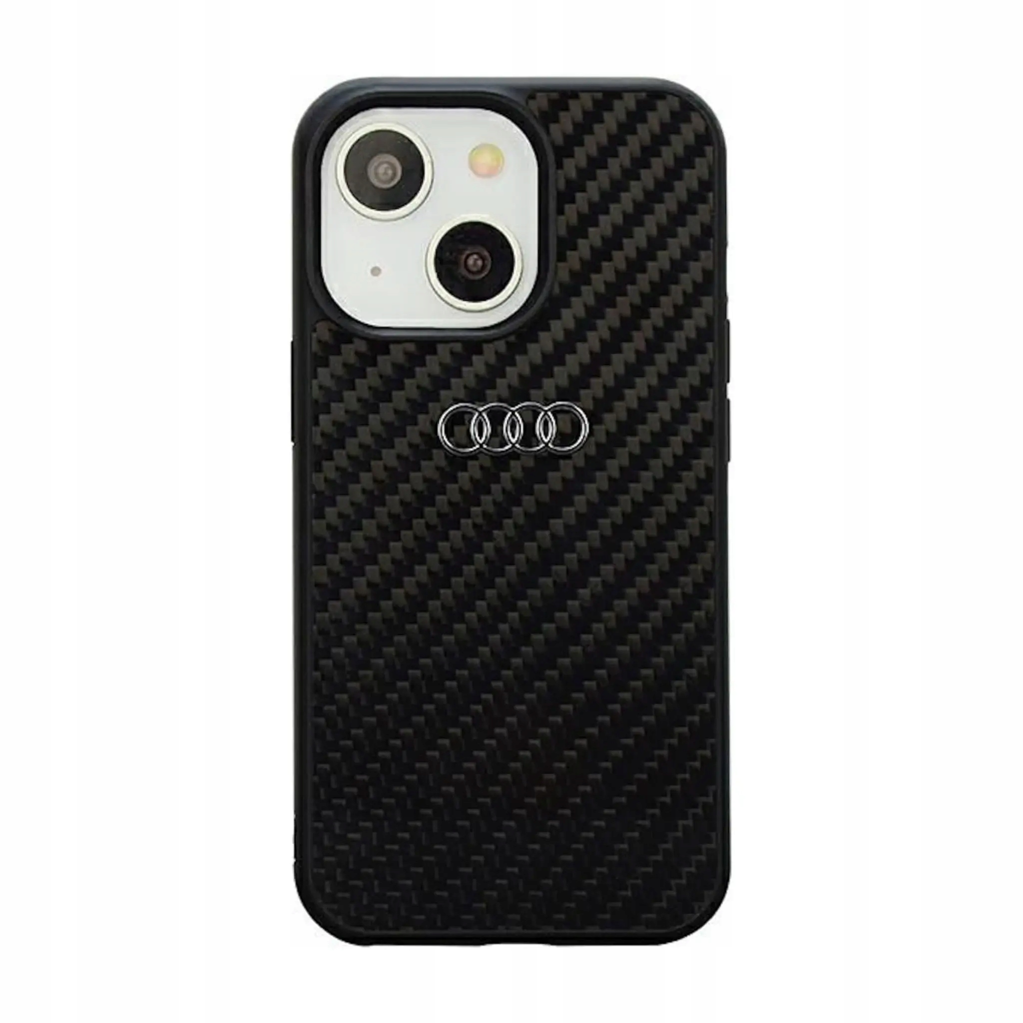 Etui Audi z włókna węglowego iPhone 14 czarny