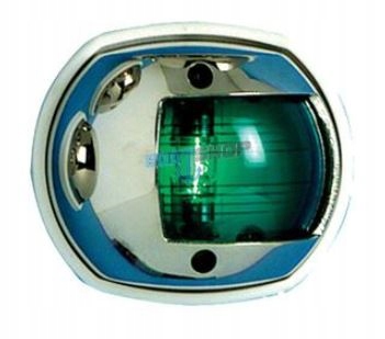 LAMPA NAWIGACYJNA BOCZNA NIERDZEWNA ZIELONE ŚWIATŁO