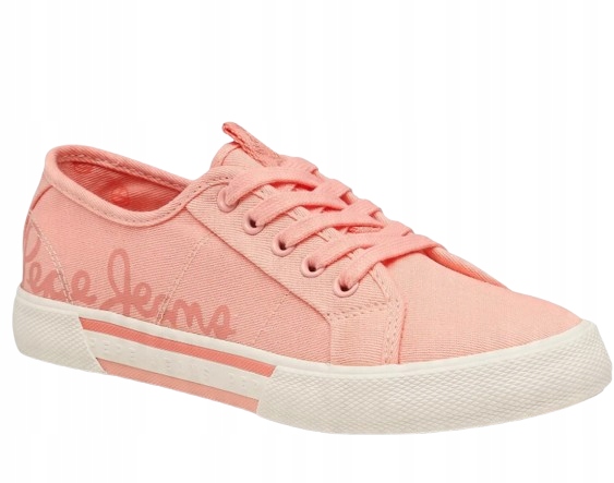 Pepe Jeans Brady Logo Dámské Boty Růžové Nízké Tenisky 37 Awf