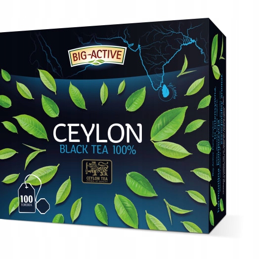 Levně Big Active Čaj černý Ceylon 100 sáčků ex.
