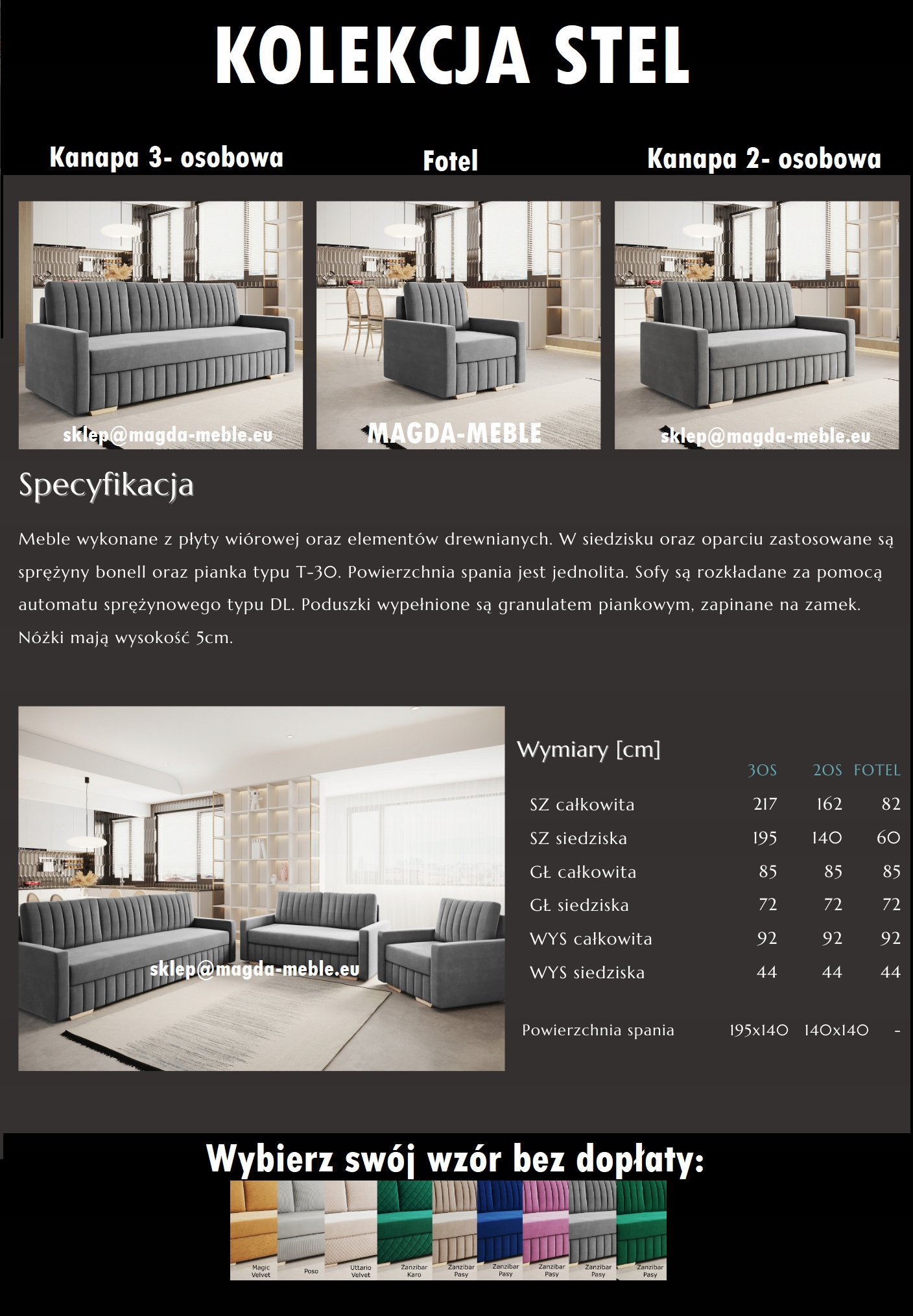 Rozkładana kanapa mała sofa z pojemnikiem 162 STEL Kolor odcienie różu