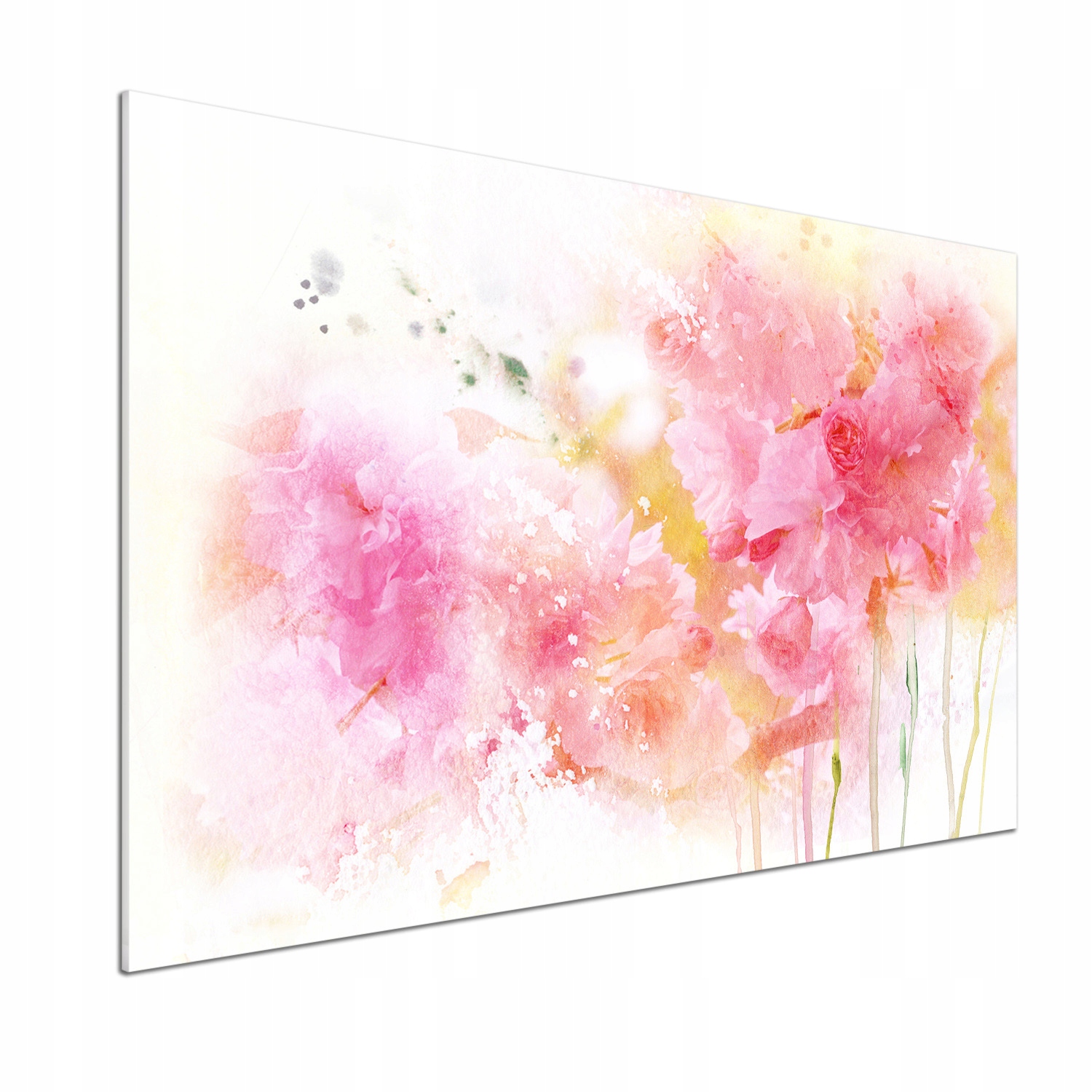 Sklenený panel do kuchyne Kvety 100 x 70 cm Lepidlo