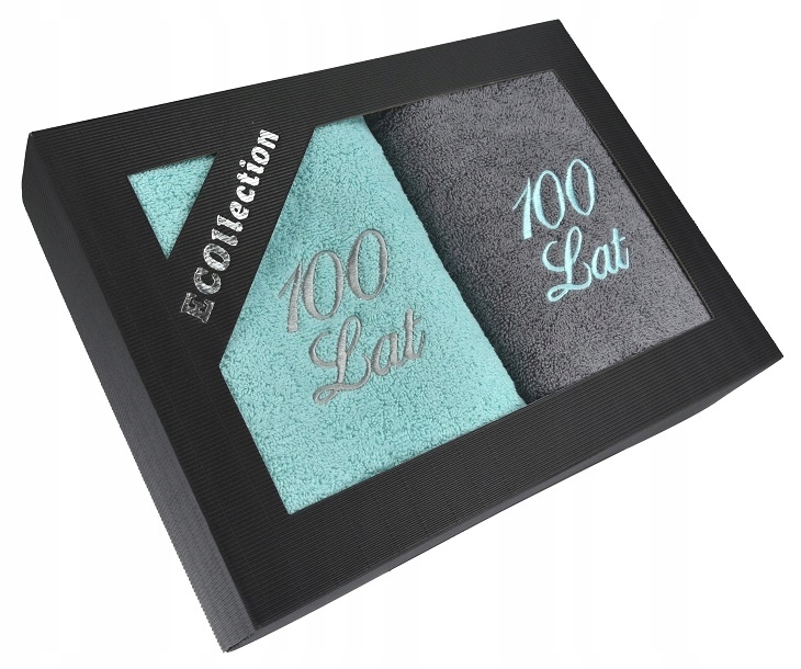 

Ręczniki 100 Lat Urodzniy Elegancki Prezent